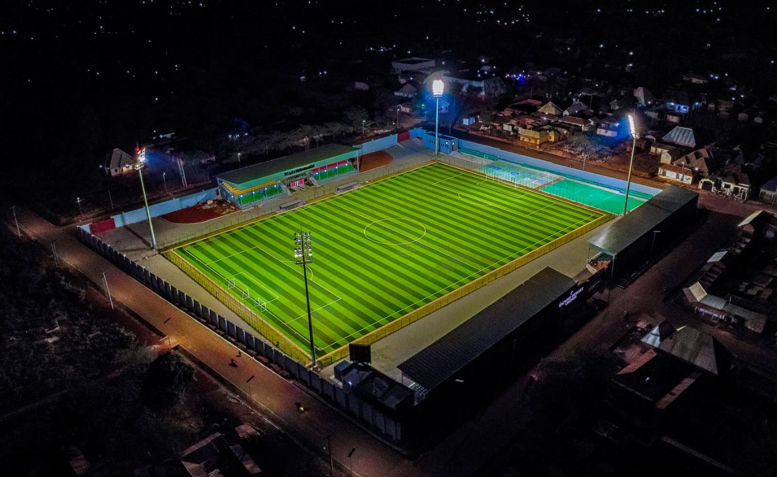 Biteko Stadium at night